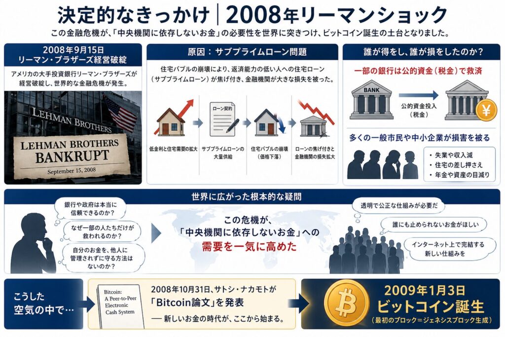 決定的なきっかけ｜2008年リーマンショック