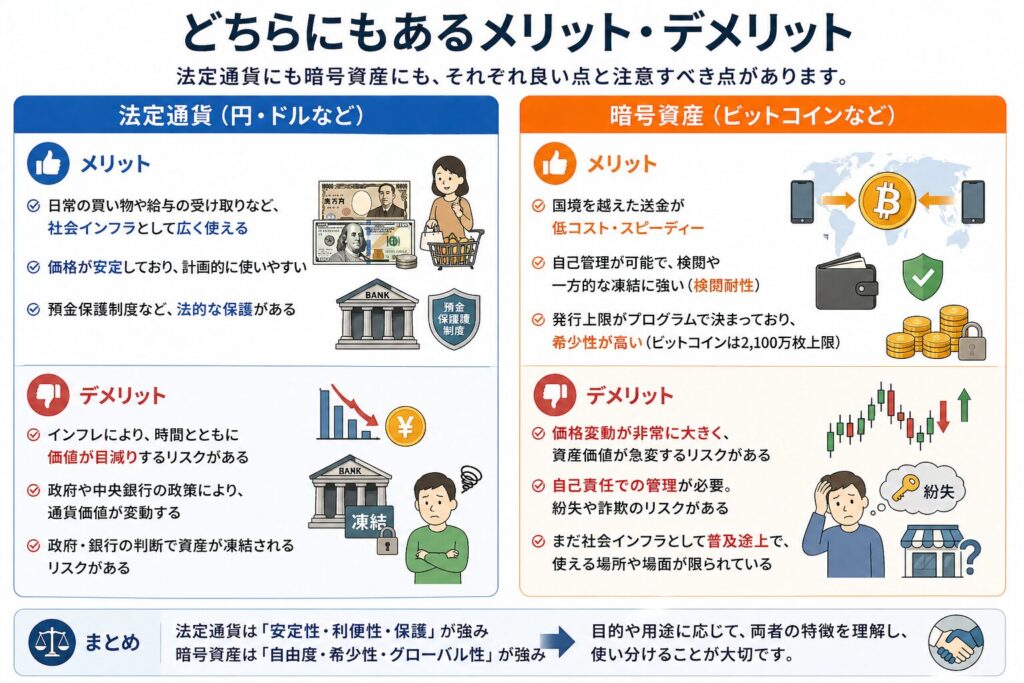 どちらにもあるメリット・デメリット