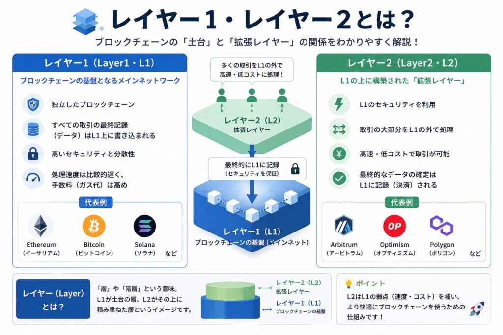 レイヤー1・レイヤー2とは？