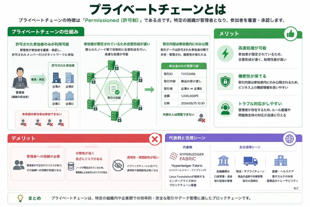 プライベートチェーンとは