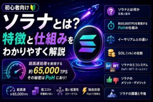【初心者向け】ソラナとは？特徴と仕組みをわかりやすく解説