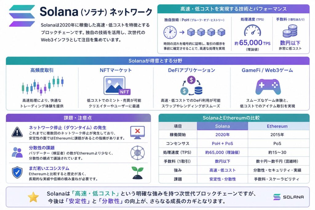 Solana（ソラナ）ネットワーク
