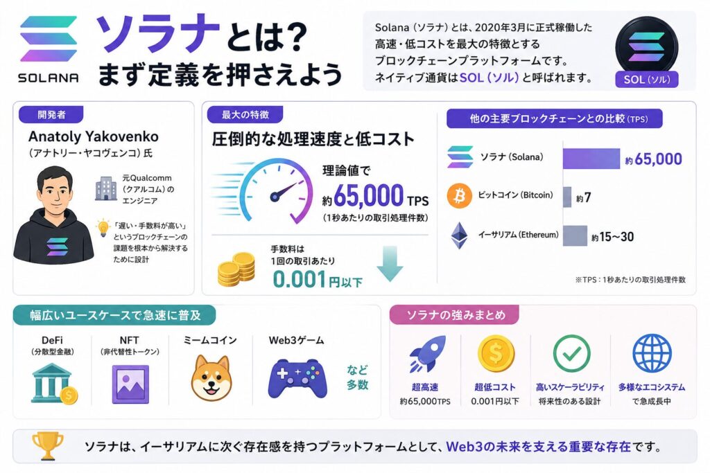 ソラナとは？まず定義を押さえよう