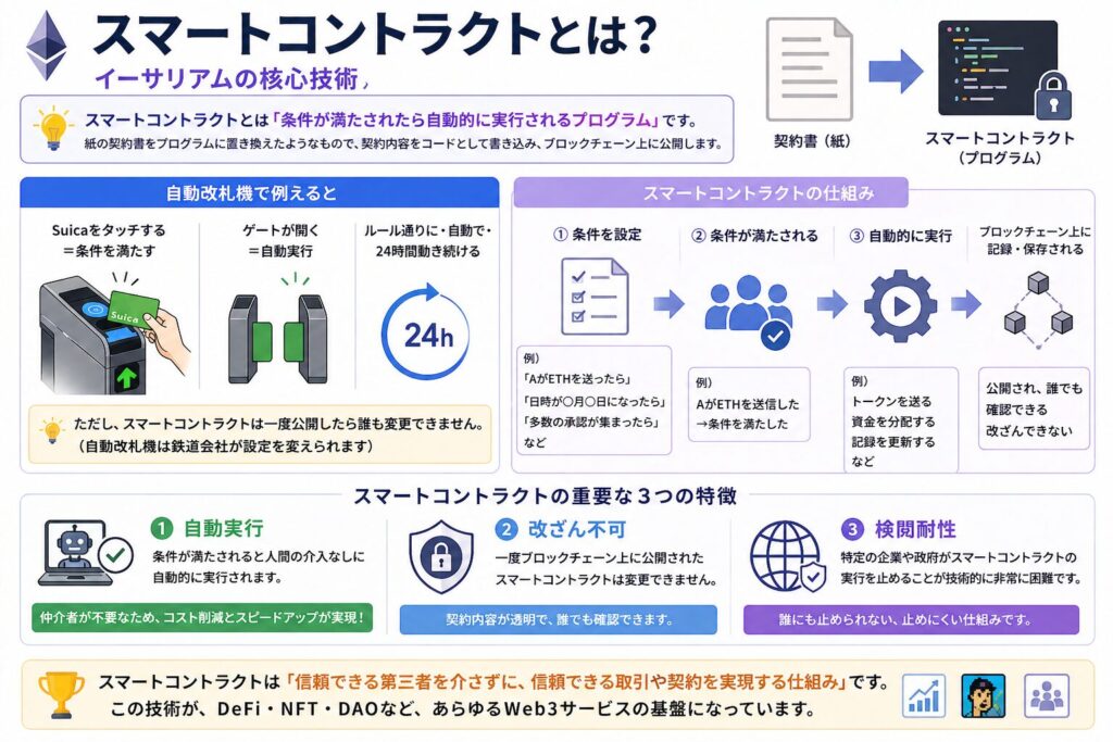 スマートコントラクトとは？