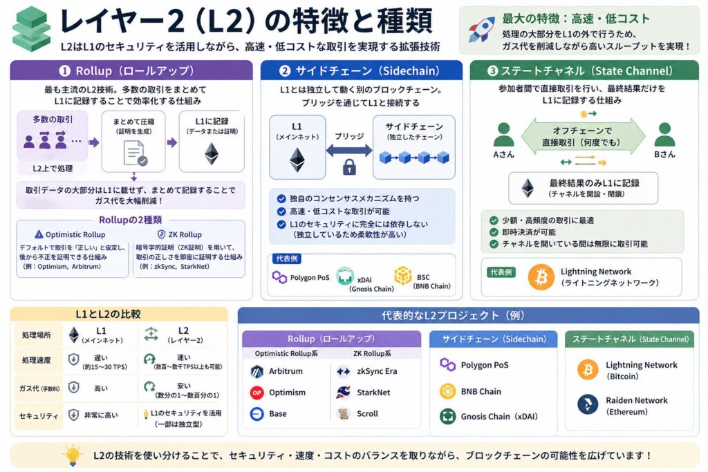 レイヤー2（L2）の特徴と種類